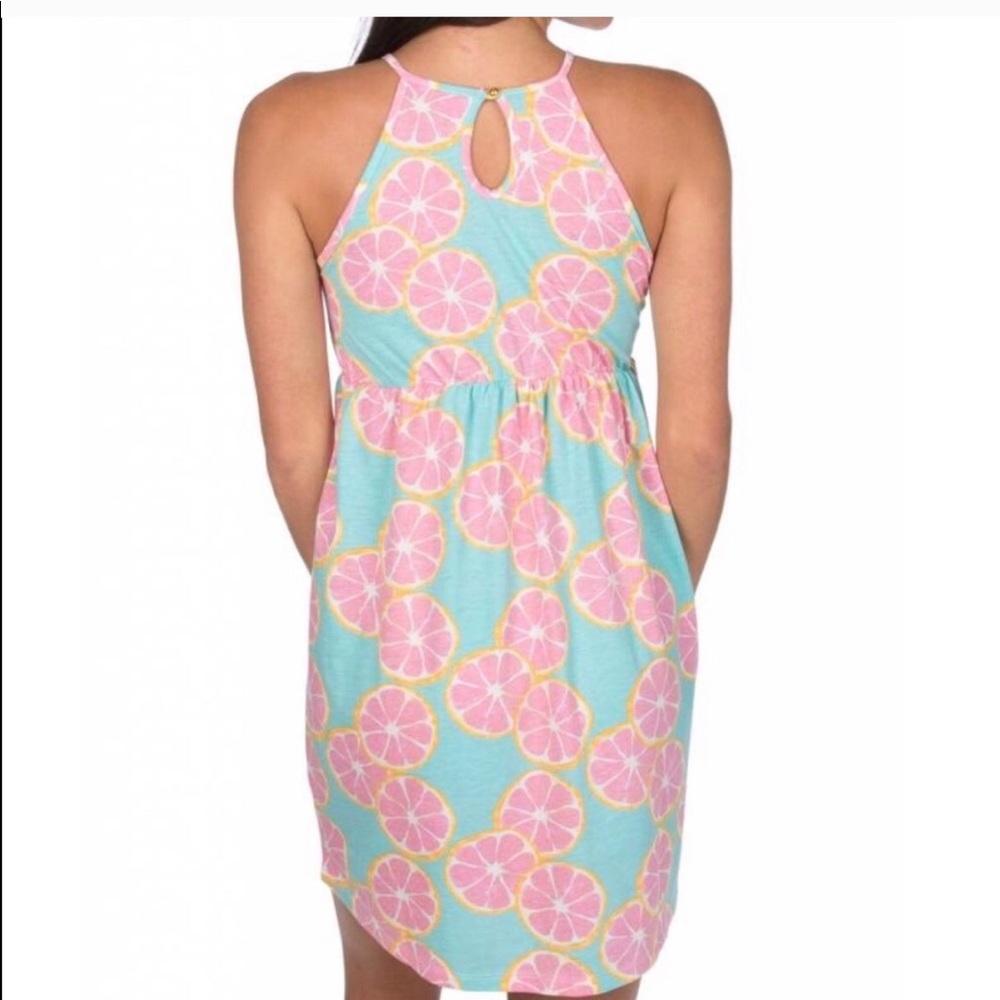 Lauren James grapefruit print dress